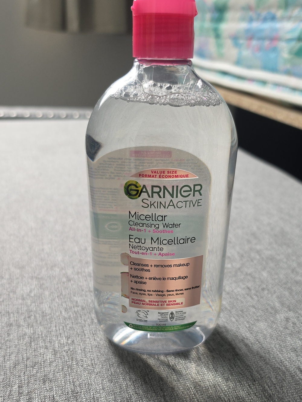 Garnier Micellar Cleansing Water with Pink Cap